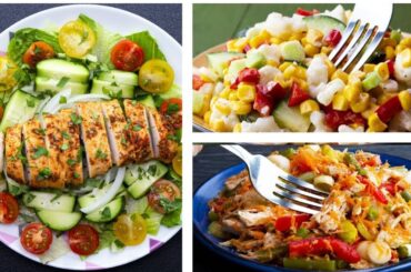 3 Healthy Salad Recipes For Weight Loss || Weight Loss Recipes || Heathy Recipes