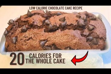 20 calories for whole loaf of chocolate cake -Low calorie flourless chocolate cake recipe