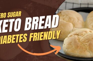 2 Ingredient Keto Bread Recipe (Diabetes-Friendly)
