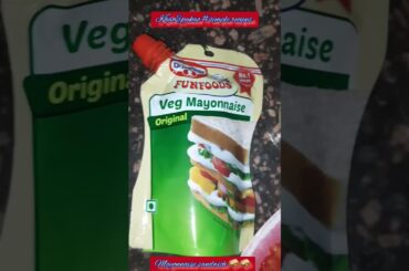 #Mayonnaise sandwich...tasty and healthy..@khao&pakao #simple recipes