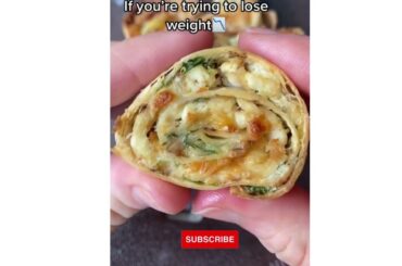 Healthy Chicken Wrap: A Delicious and Nutritious Lunch Recipe! #shorts