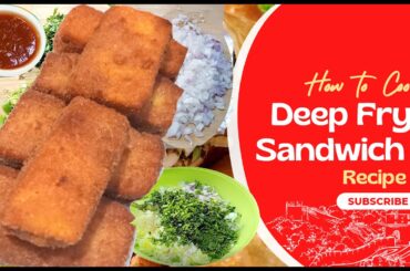 Fry Bread Stick Sandwich | How To Make Sandwich Recipe | Breakfast Recipe | Potato Snacks |