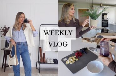 WEEKLY VLOG: SPRING OUTFITS, HEALTHY BREAKFAST RECIPE & HOME UPDATES