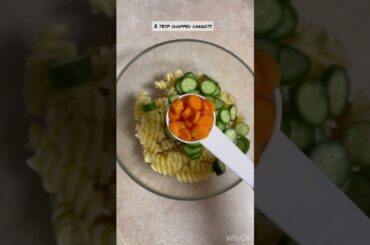 Chickpea Vegetable Pasta Salad | Healthy Salad Ideas | Edible Creations