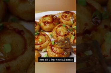low cost, zero oil,new suji snack recipe|ramzan special recipes|healthy snacks|suji snacks|#shorts