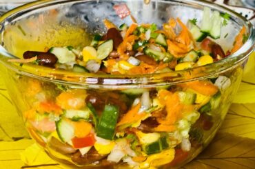 Rajma &corn salad | healthy salad | mexican style | protein rich salad | by house of recipes