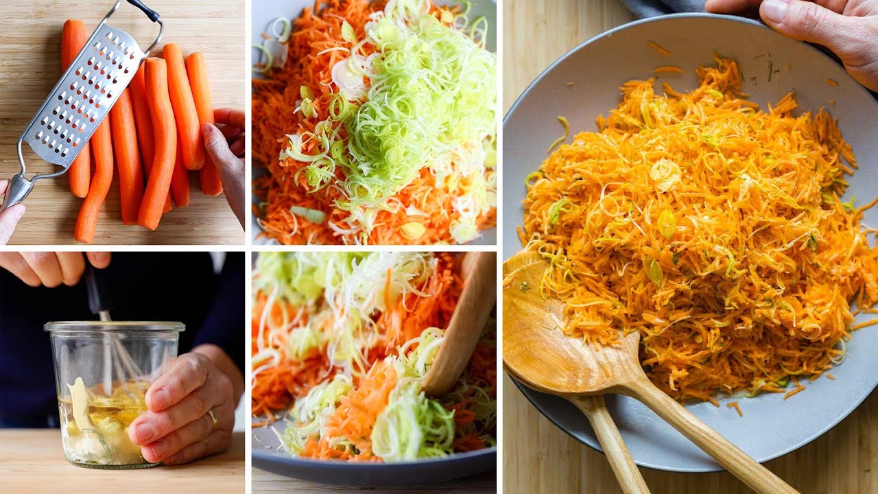 Easy Grated Carrot Salad Easy Grated Carrot Salad