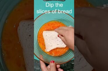 Perfect Egg Toast Quick and Easy Breakfast #shorts