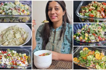 8 life changing salad recipes||Healthy salads for weightloss