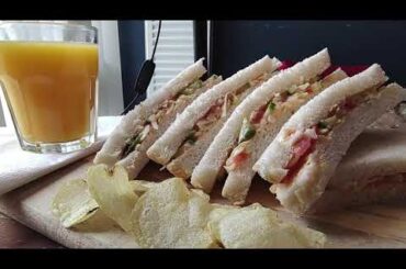 HEALTHY and DELICIOUS: Quick Vegetable Sandwich Recipe. BREAKFAST in 5 EASY steps