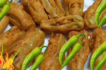 spicy chilli fry | Mirch Pakora Recipe