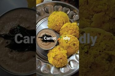 Carrot ildy healthy breakfast recipes #idly #healthy #easyreceipes like share subscribe