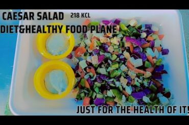 Ceaser Salad | Diet or Healthy Salad | Easy Recipe| Diet Plane Breakfast or Lunch salad