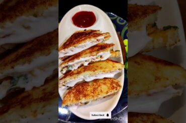 Crispy Veg Sandwich on Tawa #recipes #healthy #shots