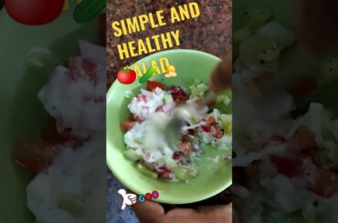 Simple and healthy salad for weight loss |Cucumber Salad Recipe |How to Make Cucumber Salad | shorts