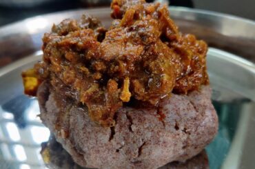 Ragi Sankati || strong and Healthy Lunch/Dinner Recipe #addictedrecipes