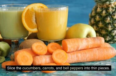 The Weight Loss Diet Recipe 24 | Vetable and Fruit Salad with Pork Belly | Weight Loss and Beauty