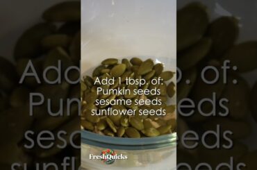 #Shorts Seeded Oat Bread - Tasty, healthy and easy to make - No oil, butter or flour.