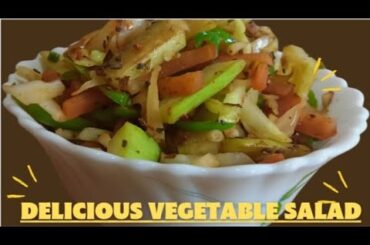 Delecious Healthy salad recipe | asmr cooking | 5 min recipe #food #cooking