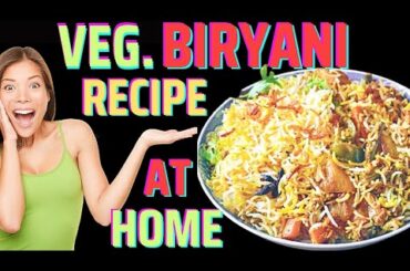 Veg Biryani recipe at home/Quick and healthy recipes #viral #biryani #veg