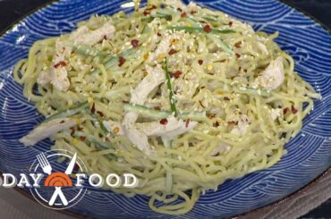 Try this make-ahead recipe for chilled sesame ramen with chicken