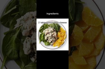 Tuna & Olive Spinach Salad | Recipe #shorts #healthy #food #recipe