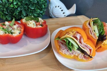 Healthy Bell Pepper Sandwich | Low Carb
