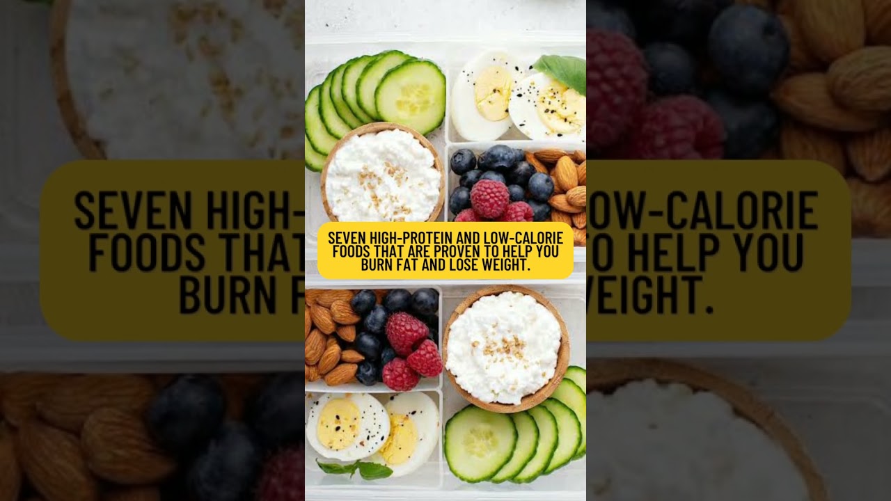 7 High Protein & Low-Calorie FAT LOSS Foods That ACTUALLY Work #shorts 7 High Protein & Low-Calorie FAT LOSS Foods That ACTUALLY Work #shorts