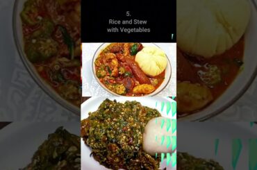 TOP 10 HEALTHY NIGERIAN DINNER IDEAS #SHORTS