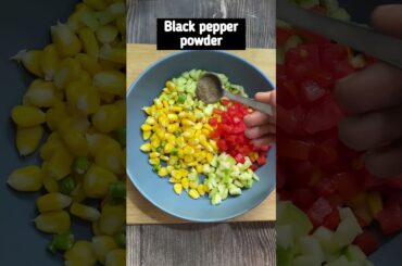 Healthy corn salad | weight loss recipe | healthy snack recipe #ytshorts #shorts #cooking