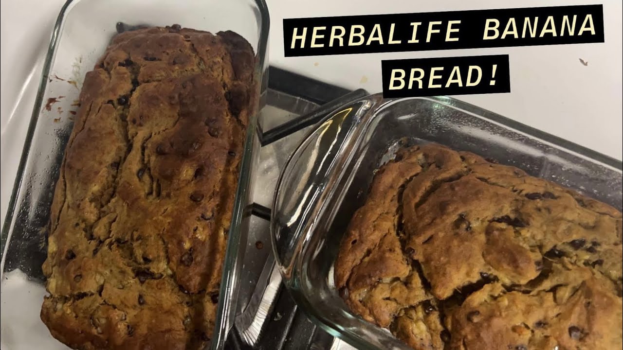 Herbalife Chocolate Chip Banana Bread | Homemade Dessert | Healthy | No Added Sugar Herbalife Chocolate Chip Banana Bread | Homemade Dessert | Healthy | No Added Sugar