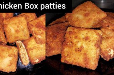 CHICKEN BOX PATTIES RECIPE || Crispy Chicken Parcels|| Ramadan Recipe || EVENING SNACKS IDEAS