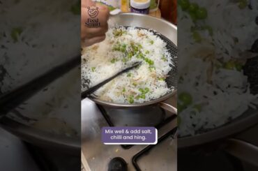 Easy Matar Pulao Recipe In Kadai | Healthy Rice Recipes For Weight Loss