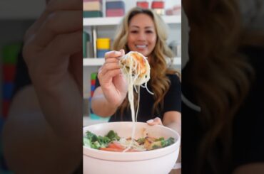 Lunch Ideas | Vietnamese Noodles Bowl + Lemongrass Shrimp