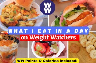 *NEW* WHAT I EAT IN A DAY on WEIGHT WATCHERS + DINNER COOK WITH ME | WW POINTS & CALORIES