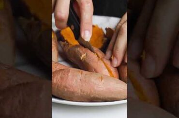 Sweet Potatoes have never tasted better!  Healthy dinner recipe!