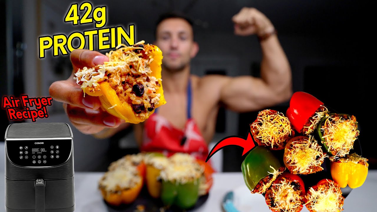 High Protein Stuffed Peppers Recipe! Anabolic Low Calorie, Easy Meal Prep High Protein Stuffed Peppers Recipe! Anabolic Low Calorie, Easy Meal Prep