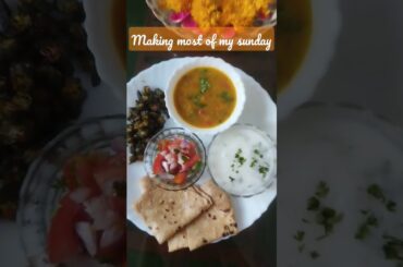 Healthy lunch ideas #shorts #youtubeshorts #healthylunchideas #bhindi #sundayspecial #lifestyle