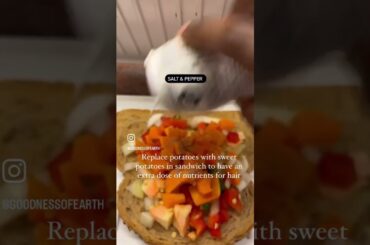 Healthy sandwiches #brunch #sweetpotato #vegan #nutrition #healthychoices #vegetables #indianfood