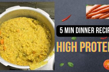 High Protein Dinner Recipe for Weight Loss (Vegan Recipe) || How to Lose Weight Fast ||