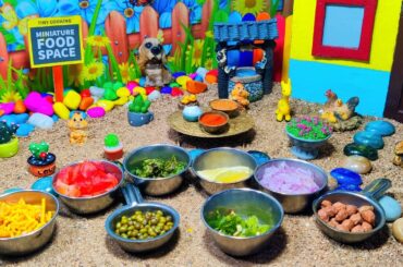 Healthy salads | Healthy recipe | Miniature cooking | Miniature food space | asmr #salad #asmr