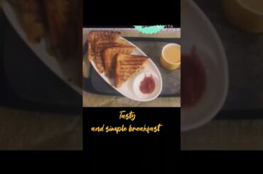 Grilled sandwich recipe.... healthy morning breakfast at home #youtubeshorts #sandwich #breakfast