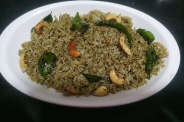 KARUVEPPILAI SADAM//Curry leaves Rice// Healthy Lunch box recipe for kids