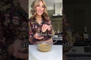 Mini Banana Chocolate Waffles #healthybreakfast #healthyrecipes #shorts