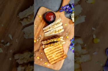 Two Types of Curd Sandwiches #youtubeshorts #quickrecipe #sandwich #shorts #cafestyle #indianstyle