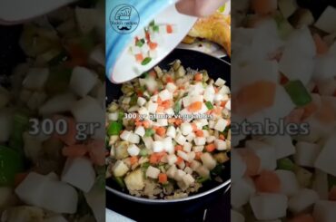 Healthy lunch idea! Delicious chicken legs with vegetables!