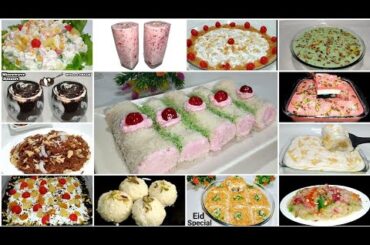 13 Uniqe & Quick Dessert Recipes Eid Special  Eid Special Dawat Dessert Recipe Sweet Dishes trending