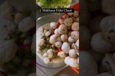 Healthy recipes/Makhana chaat /Indian breakfast recipes/Weight loss recipe/Lose 5kg diet plan