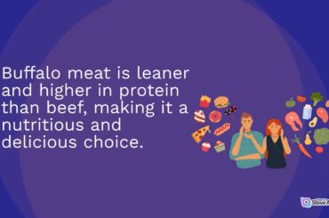 Healthy Buffalo Meat  Scrumptious Recipes & Calorie Tips | Part 2 | Nutrition in Food