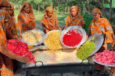 Fruit Custard Recipe - Most Healthy Iftar Dessert Foods - Water Melon, Grape, Apple, Orange, Banana